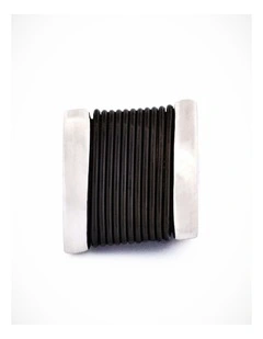 Steel Ion Plated Black Bead
