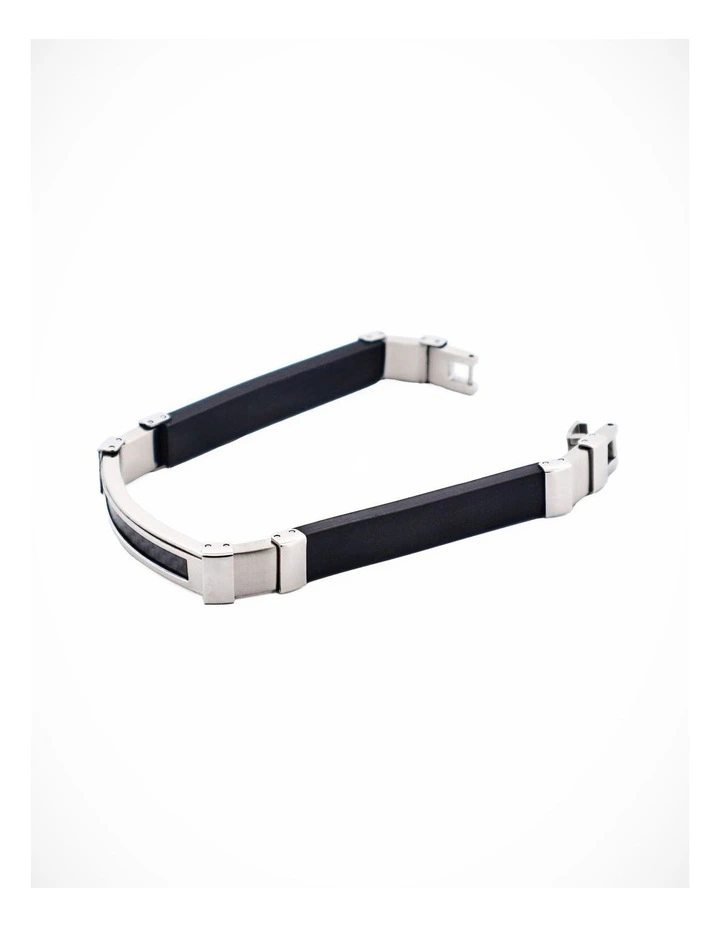 Stainless Steel Carbon Bangle image 3
