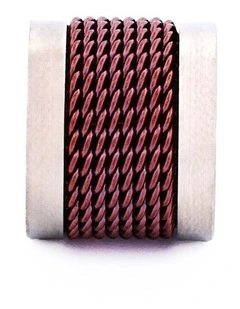 Steel Ion Plated Purple Bead