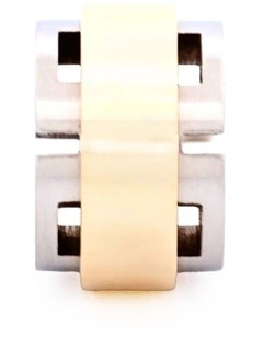 Steel Ion Plated Gold Bead