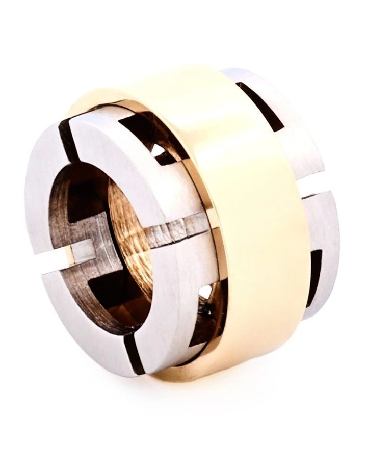 Steel Ion Plated Gold Bead image 2