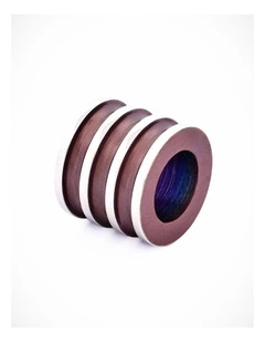 Steel Ion Plated Brown Bead
