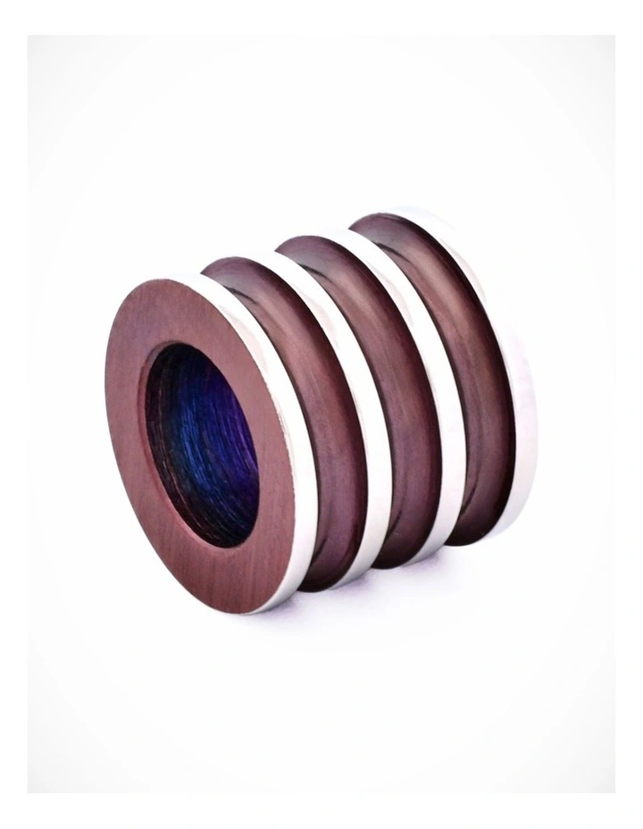 Steel Ion Plated Brown Bead image 2