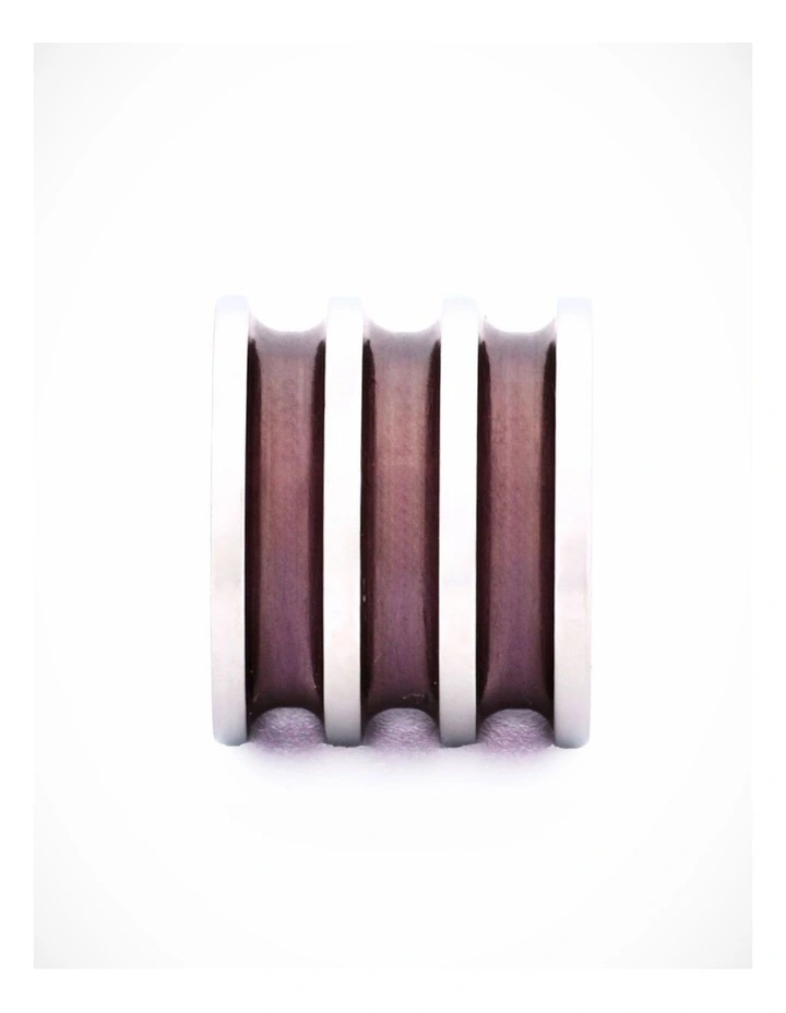 Steel Ion Plated Brown Bead image 3
