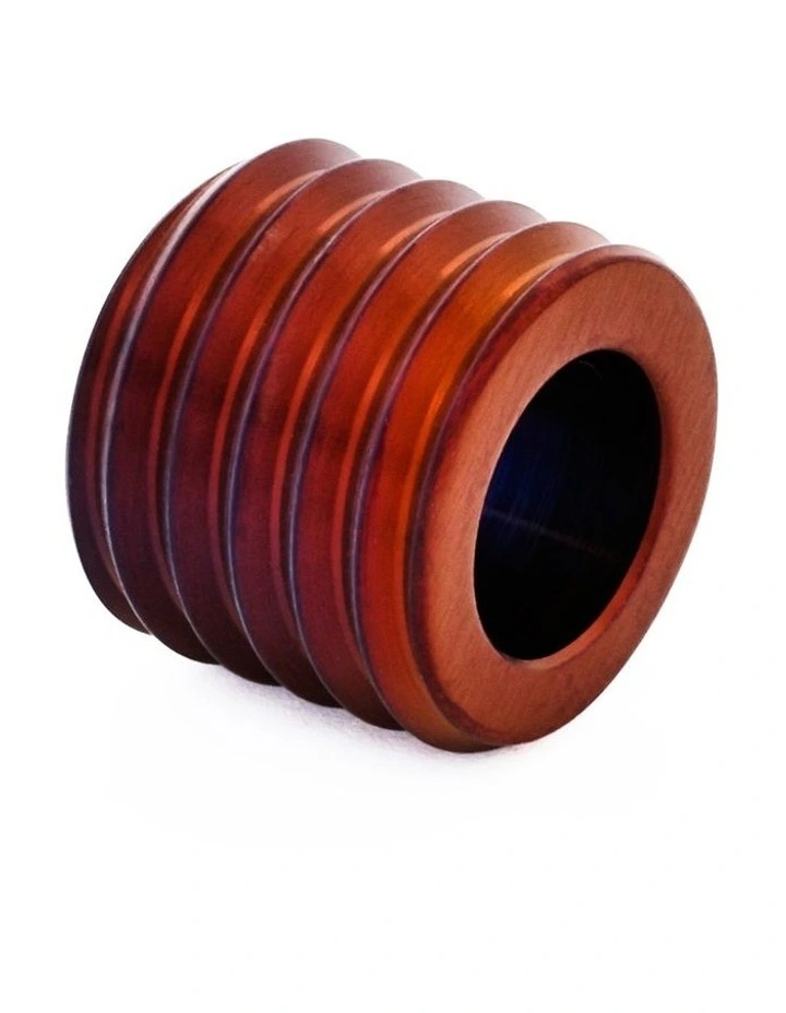 Ion Plated Purple Ribbed Bead image 3