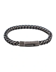 Ion Antique Plated Link Stainless Steel Chain Bracelet