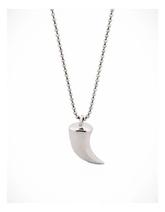 Stainless Steel Shark Tooth Pendant