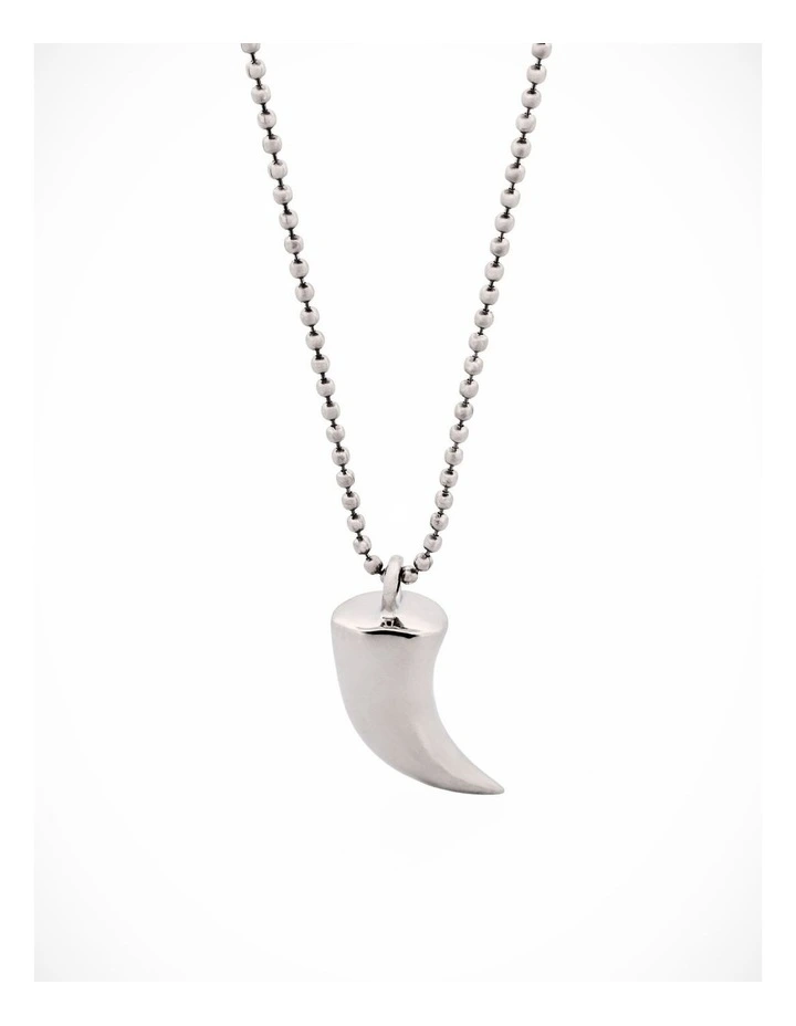 Stainless Steel Shark Tooth Pendant image 1