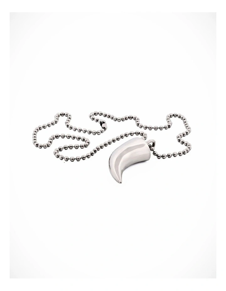 Stainless Steel Shark Tooth Pendant image 2