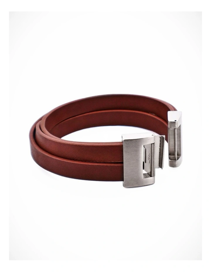 Brown Leather Bracelet image 2