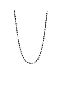 Sterling Silver Oxidized Chain 60CM
