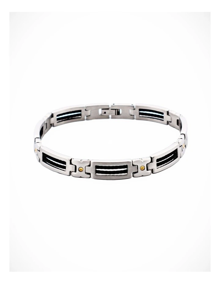 Steel Cable Wire Gold Bracelet image 1