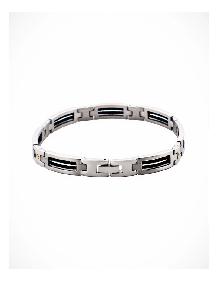 Steel Cable Wire Gold Bracelet image 2
