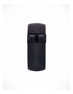 Black Cubic Zirconia on Brushed Black Ion Plated Stainless Steel Ring