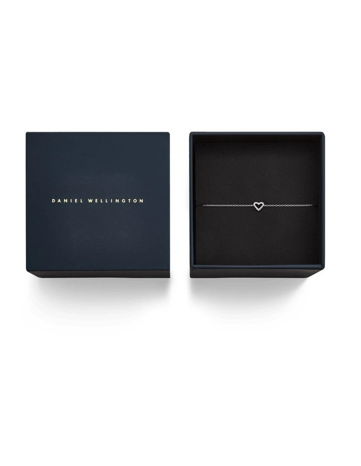 Mirelle Heart Bracelet Elegant Minimal Silver 155-185mm image 4