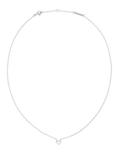 Mirelle Heart Necklace Minimalist Jewellery Silver 400-440mm
