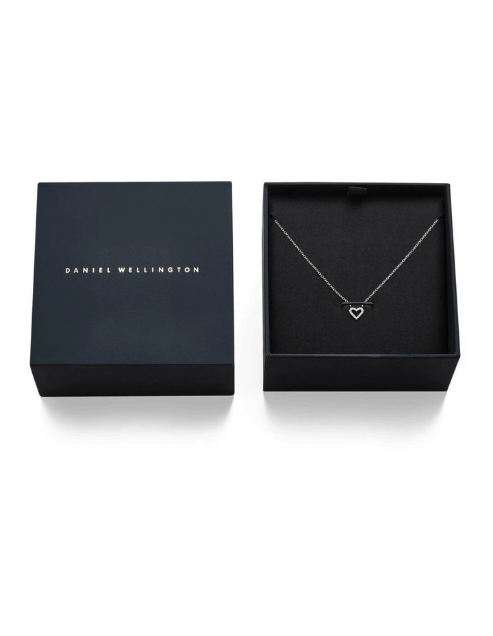Mirelle Heart Necklace Minimalist Jewellery Silver 400-440mm image 5