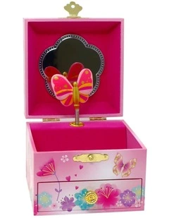 Fairy Butterfly Friends Small Musical Jewellery Box
