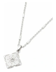 Lori Charm Necklace - Silver Plated