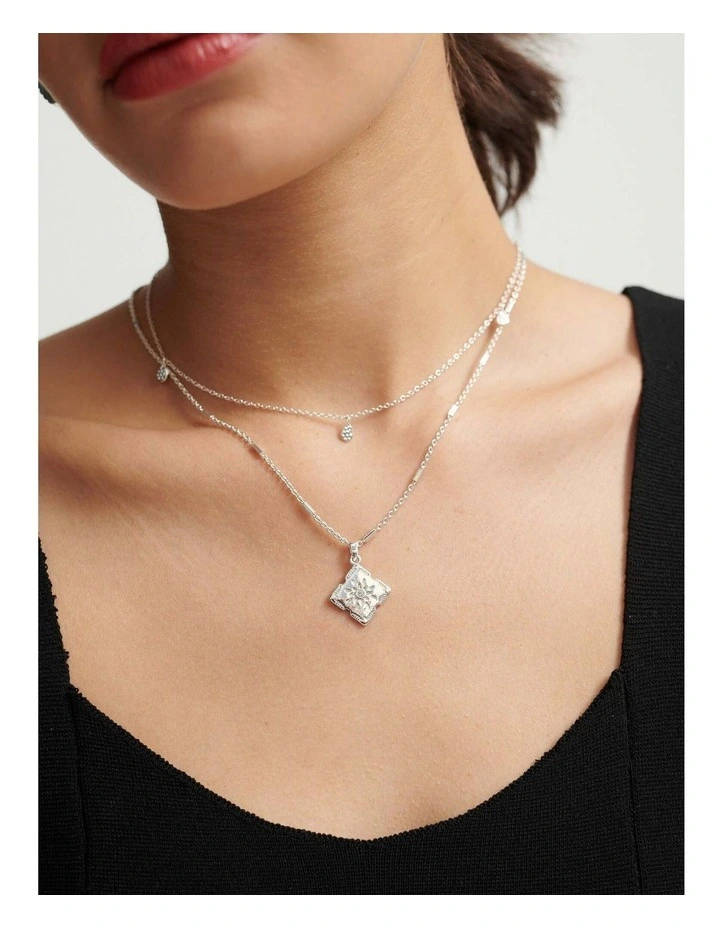 Lori Charm Necklace - Silver Plated image 2