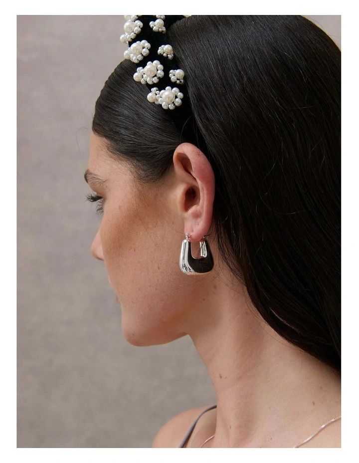 Square Crush Earrings - Sterling Silver Plated image 4