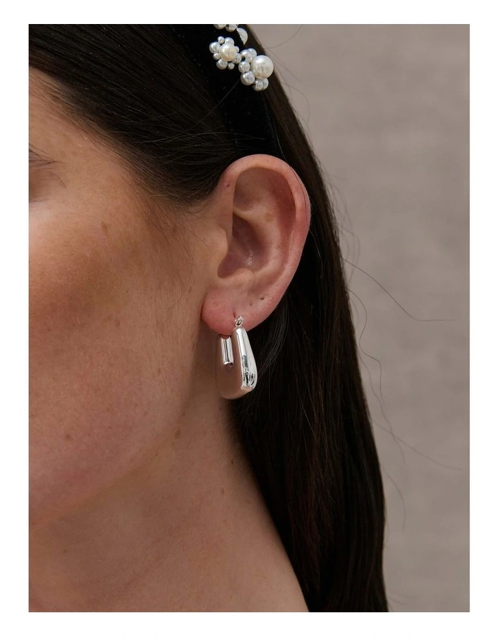 Square Crush Earrings - Sterling Silver Plated image 5