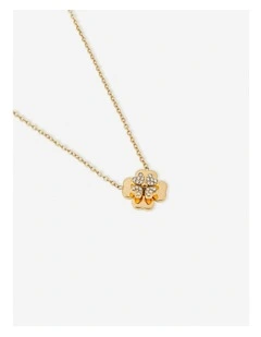 Lucky Clover Pendant Necklace - 18K Gold Plated