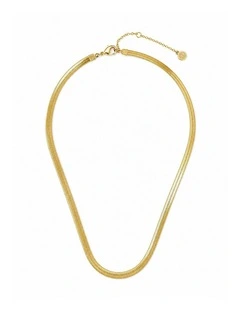 4mm Snake Necklace - 18K Gold Plated