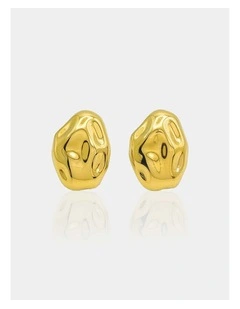 Aurelia Pebble Statement Earrings