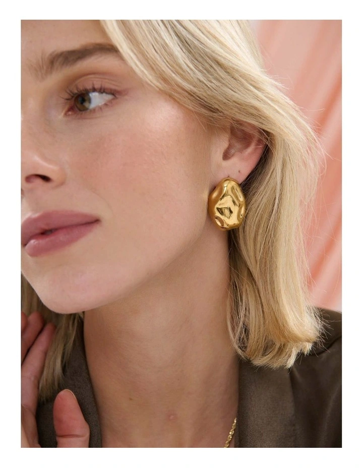Aurelia Pebble Statement Earrings image 4