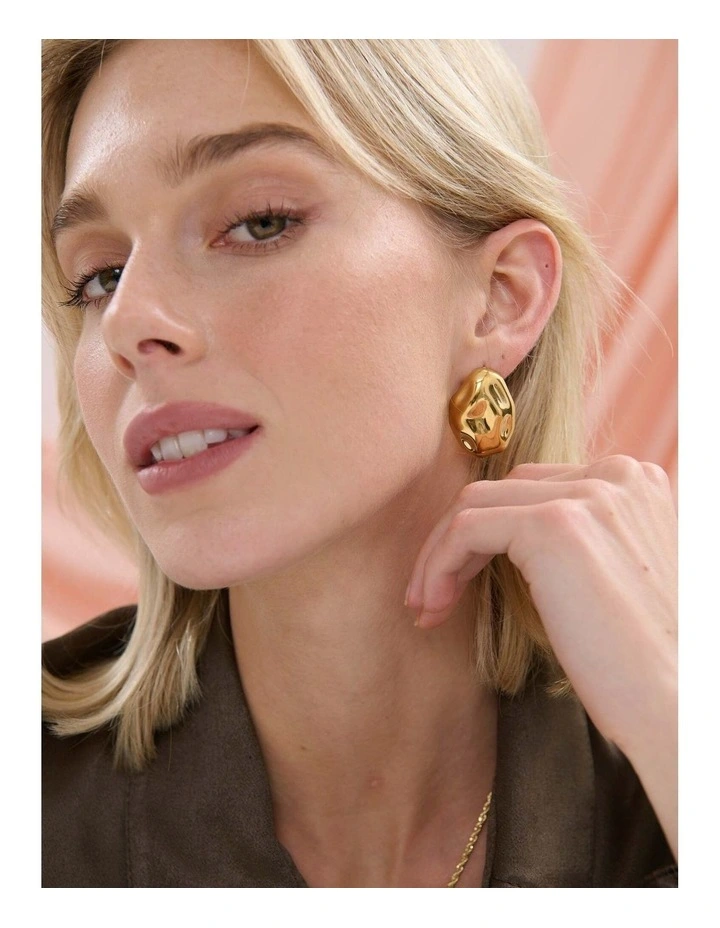 Aurelia Pebble Statement Earrings image 6