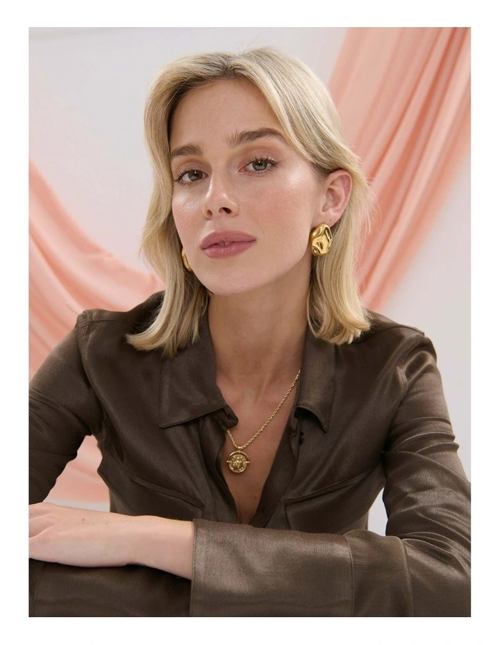 Aurelia Pebble Statement Earrings image 7