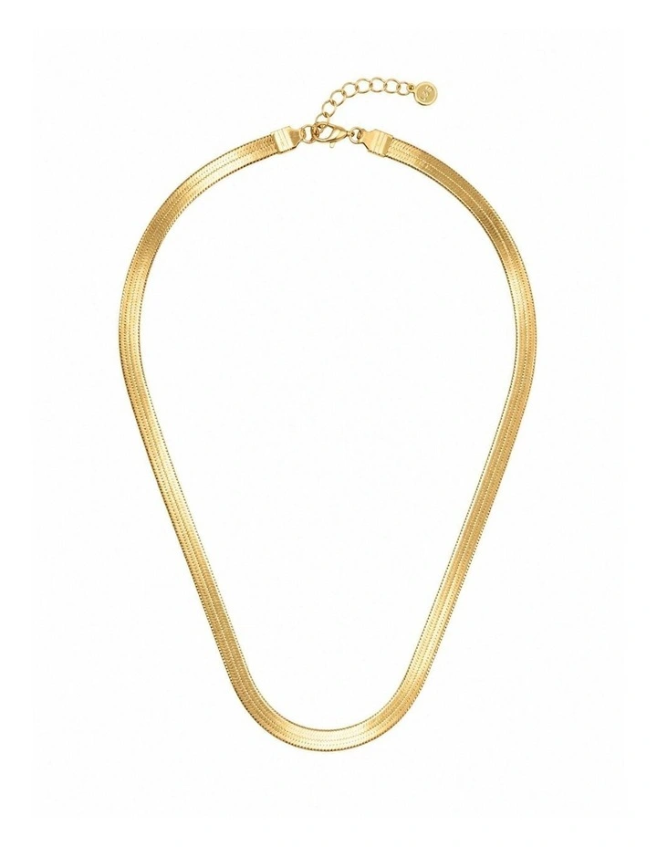 5mm Snake Necklace - 18K Gold Plated image 2