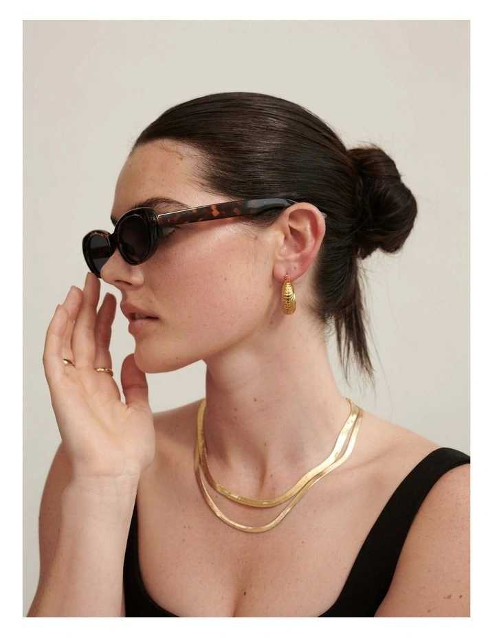 5mm Snake Necklace - 18K Gold Plated image 5