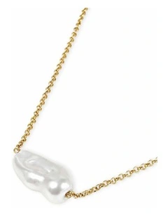 Seala Organic Pearl Choker - 18K Gold Plated