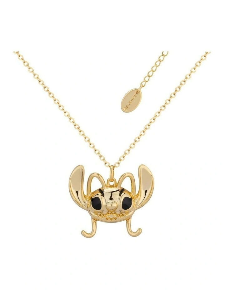 Couture Kingdom Disney Lilo & Stitch Angel Fashion Accessory Necklace Gold image 1