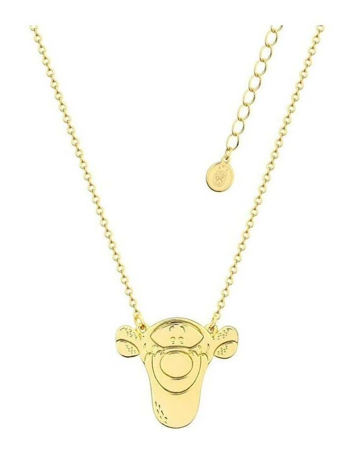 Couture Kingdom Disney Winnie The Pooh Tigger Fashion Accessory Necklace Gold image 1