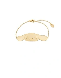 Couture Kingdom Sanrio Precious Metal Cinnamoroll Bracelet 210mm Large Gold