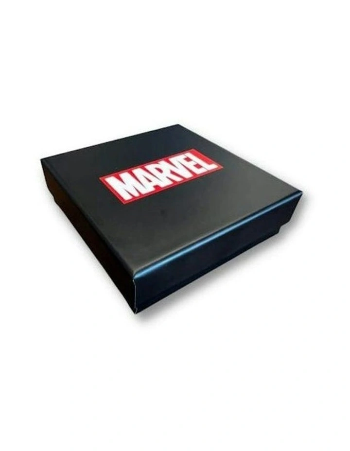 Couture Kingdom Sterling Silver Marvel Captain America Enamel Bracelet Silver image 4