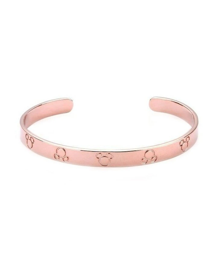 Couture Kingdom Disney Mickey Mouse Bangle Cuff Bracelet Accessory Rose Gold image 1
