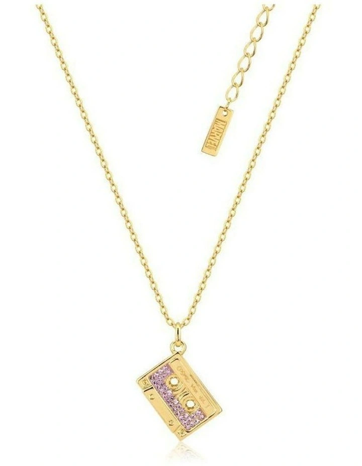 Couture Kingdom Marvel Guardians of the Galaxy Mix Tape Vol.1 Necklace Gold image 1