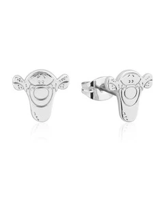 Couture Kingdom Disney Winnie The Pooh Tigger Stud Earrings 10mm Silver