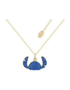 Couture Kingdom Disney Lilo & Stitch Crystal Silhouette Fashion Necklace Gold