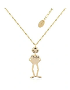 Couture Kingdom The Muppets Kermit the Frog Dangle Fashion Necklace Gold