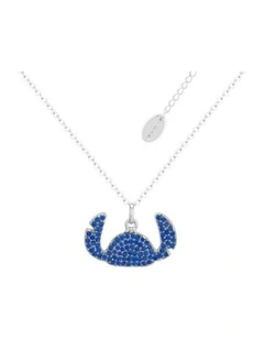 Couture Kingdom Disney Lilo & Stitch Crystal Silhouette Necklace Silver