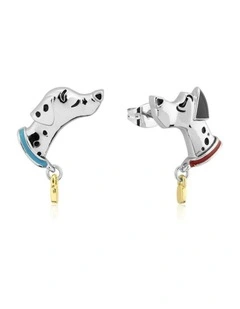 Couture Kingdom Disney 101 Dalmations Stud Earrings 15mm Accessory Silver