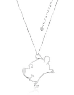 Couture Kingdom Disney Winnie The Pooh Outline Necklace Accessory 67cm Silver