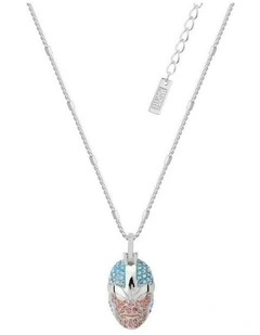 Couture Kingdom Marvel Thanos Womens Fashion Jewellery Crystal Necklace Silver