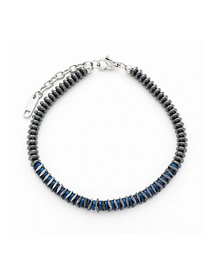 Stainless Steel Hematite Bracelet image 1