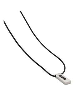 Stainless Steel Black Pendant Chain